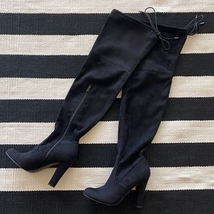 Black OTK Boots